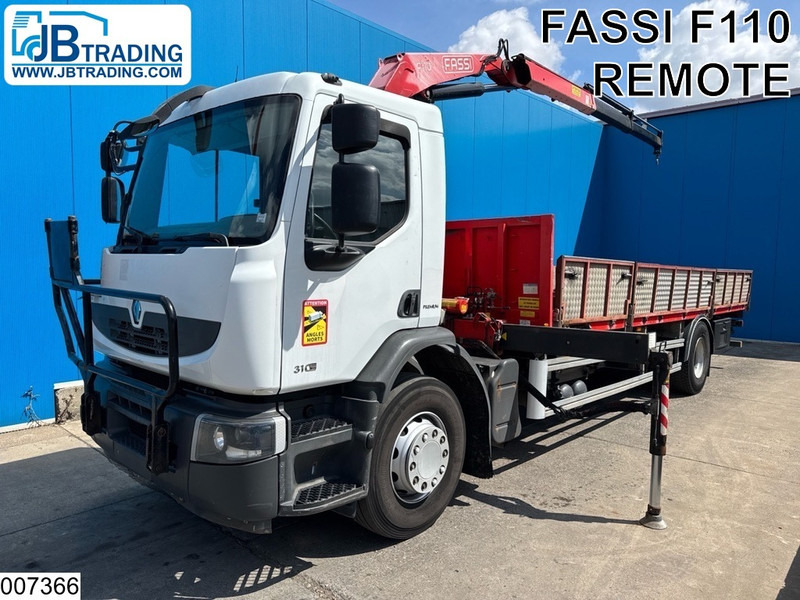 Renault Premium 310 Dxi EURO 5, Retarder, Fassi, Remote - Dropside/ Flatbed truck, Crane truck: picture 1 Renault Premium 310 Dxi EURO 5, Retarder, Fassi, Remote - Dropside/ Flatbed truck, Crane truck: picture 1