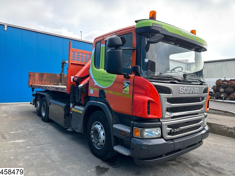 Scania P 340 6x2, CNG, Retarder, Palfinger, Remote - Tipper, Crane truck: picture 3 Scania P 340 6x2, CNG, Retarder, Palfinger, Remote - Tipper, Crane truck: picture 3