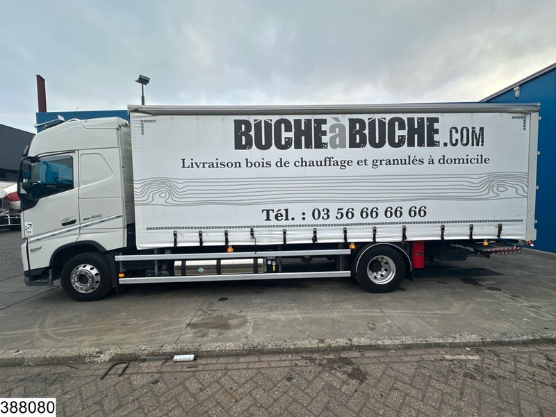 Curtainsider truck Volvo FH 460 EURO 6, LNG, Standairco, Dhollandia: picture 13