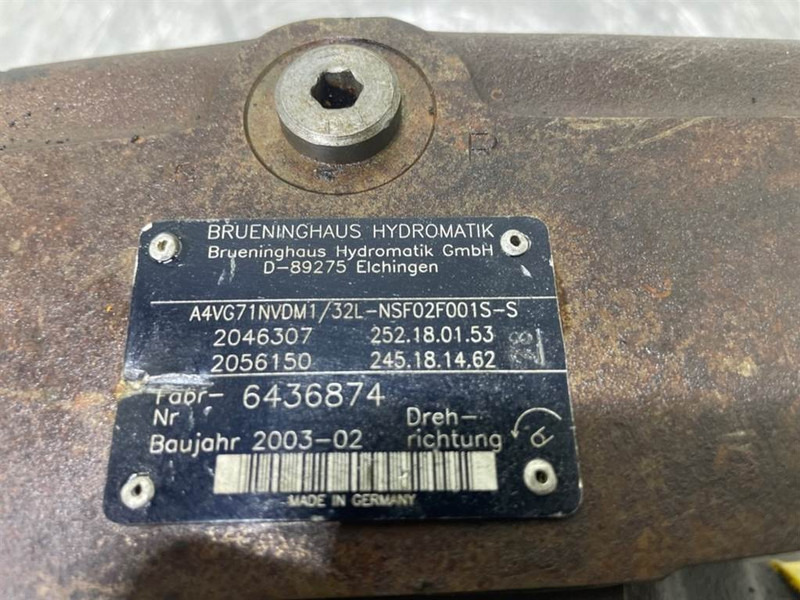 Brueninghaus Hydromatik A4VG71NVDM1/32L-Drive pump/Fahrpumpe/Rijpomp - Hydraulics for Construction machinery: picture 4 Brueninghaus Hydromatik A4VG71NVDM1/32L-Drive pump/Fahrpumpe/Rijpomp - Hydraulics for Construction machinery: picture 4