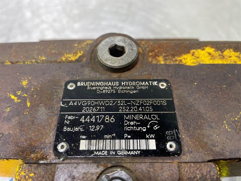 Brueninghaus Hydromatik A4VG90HWD2/32L-Drive pump/Fahrpumpe/Rijpomp - Hydraulics for Construction machinery: picture 5 Brueninghaus Hydromatik A4VG90HWD2/32L-Drive pump/Fahrpumpe/Rijpomp - Hydraulics for Construction machinery: picture 5