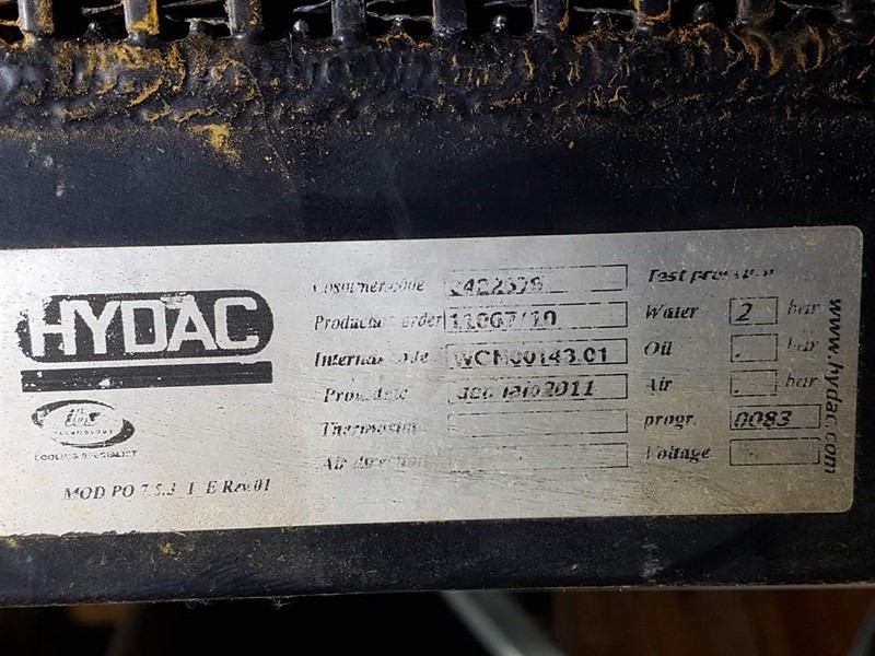 Hydac - Watercooler/Kühler/Koeler - Engine and parts for Construction machinery: picture 4 Hydac - Watercooler/Kühler/Koeler - Engine and parts for Construction machinery: picture 4