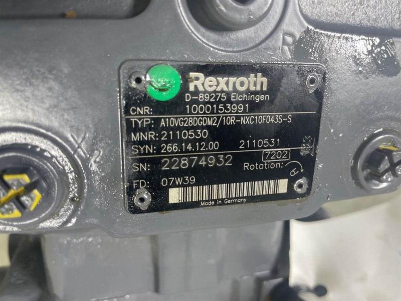 WACKER NEUSON 1000153991-Rexroth A10VG28DGDM2/10R-Drive pump - Hydraulics for Construction machinery: picture 4 WACKER NEUSON 1000153991-Rexroth A10VG28DGDM2/10R-Drive pump - Hydraulics for Construction machinery: picture 4