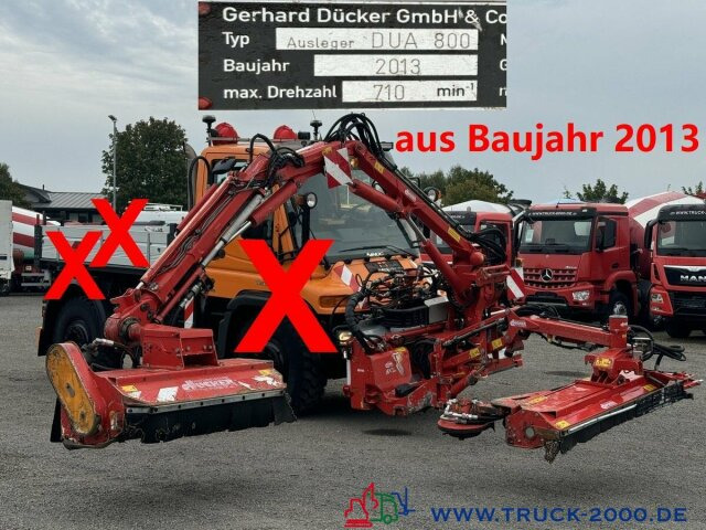 Dücker Unimog Dücker Mähkombi RSM Mäher Ausleger DUA800 - Boom mower: picture 1 Dücker Unimog Dücker Mähkombi RSM Mäher Ausleger DUA800 - Boom mower: picture 1