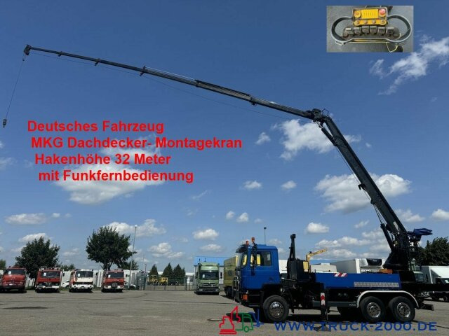 MAN 24.340 6x4 MKG Dachdecker Montagekran 32m +Winde - Crane truck: picture 1 MAN 24.340 6x4 MKG Dachdecker Montagekran 32m +Winde - Crane truck: picture 1