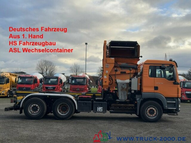 MAN TGS 26.320 HS Fahrzeugbau ASF Wechselcontainer - Garbage truck: picture 1 MAN TGS 26.320 HS Fahrzeugbau ASF Wechselcontainer - Garbage truck: picture 1