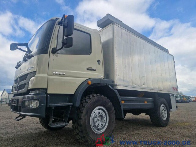 Box truck Mercedes-Benz Atego 824 4x4 Ideal Werkstatt-Wohn-Expeditionsmobil: picture 9