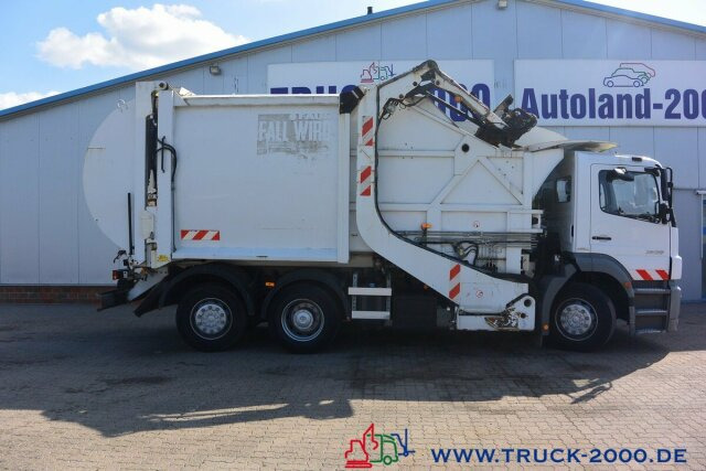 Garbage truck for transportation of garbage Mercedes-Benz Axor 2529 Faun Überkopf Frontlader 25 m³ 1.Hand: picture 8
