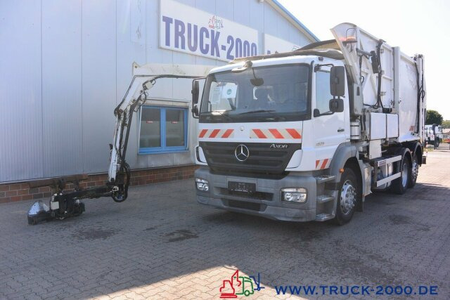 Garbage truck for transportation of garbage Mercedes-Benz Axor 2529 Faun Überkopf Frontlader 25 m³ 1.Hand: picture 11