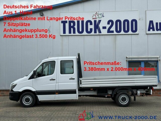 Mercedes-Benz Sprinter 316 CDI DoKa 7 Sitze AHK 3.500 Kg - Flatbed van, Combi van: picture 1 Mercedes-Benz Sprinter 316 CDI DoKa 7 Sitze AHK 3.500 Kg - Flatbed van, Combi van: picture 1