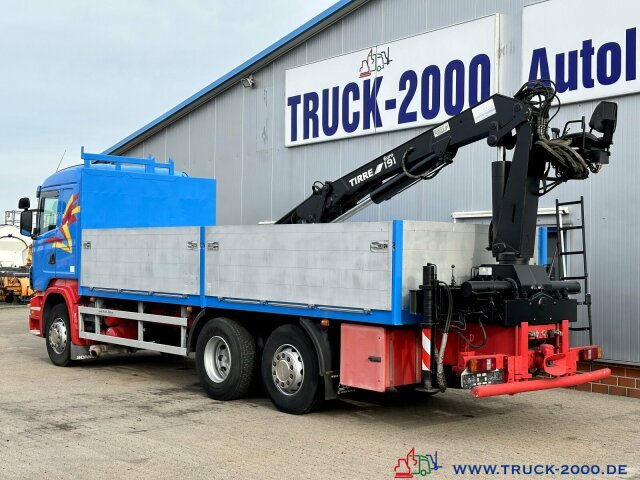 Dropside/ Flatbed truck, Crane truck Scania R400 Atlas Tirre 191L 9m=1,7t. 7m Ladefl. 1.Hand: picture 10