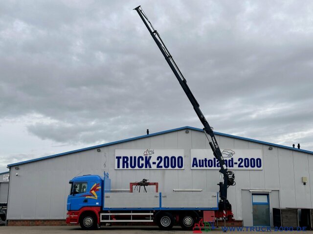 Dropside/ Flatbed truck, Crane truck Scania R400 Atlas Tirre 191L 9m=1,7t. 7m Ladefl. 1.Hand: picture 9
