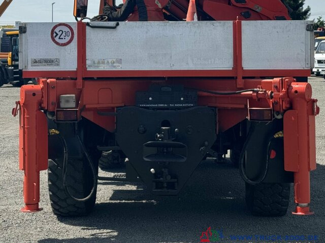 Crane truck Unimog U1700 Kran PK16000 + Jib Höhe 22,50m + Winde: picture 12