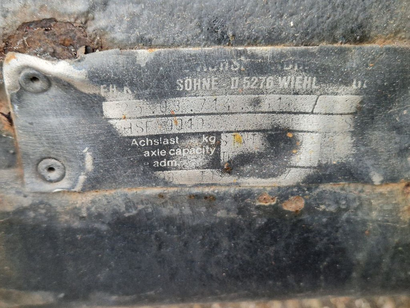 BPW HSF 9010 - Axle and parts: picture 5 BPW HSF 9010 - Axle and parts: picture 5