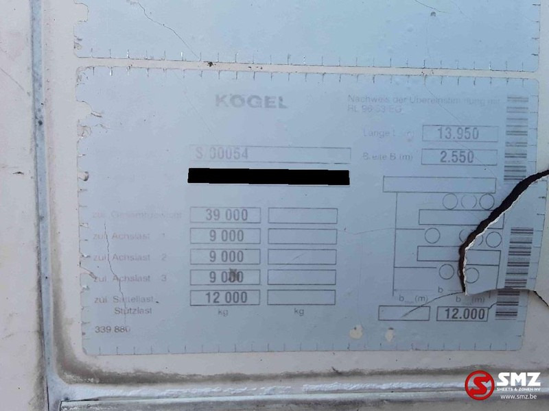 Closed box semi-trailer Kögel Oplegger: picture 12