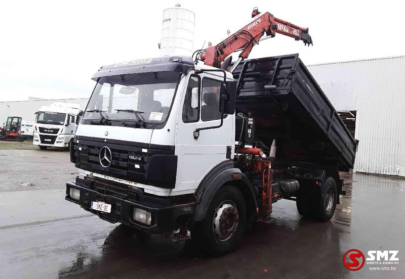 Mercedes-Benz SK 1824 lames grue Atlas Ak 80-1 - Tipper, Crane truck: picture 3 Mercedes-Benz SK 1824 lames grue Atlas Ak 80-1 - Tipper, Crane truck: picture 3