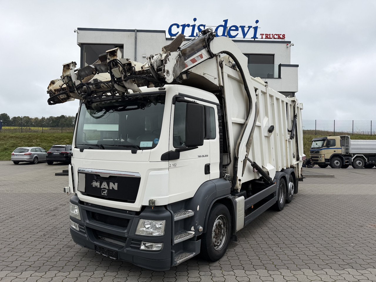 MAN TGS 26.320 6x2 BL Faun Frontlader - Garbage truck: picture 1 MAN TGS 26.320 6x2 BL Faun Frontlader - Garbage truck: picture 1