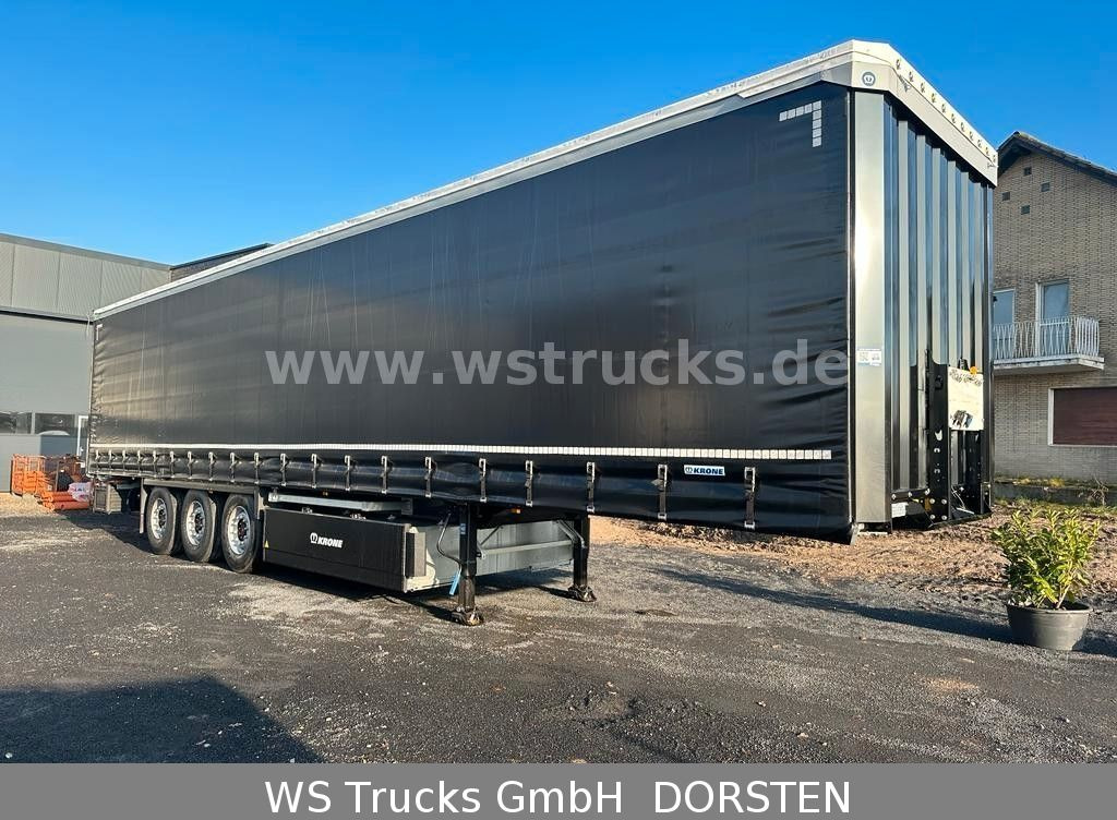 Krone Planauflieger SDP 27  Edscha, Rungen, SAF Achsen - Curtainsider semi-trailer: picture 2 Krone Planauflieger SDP 27  Edscha, Rungen, SAF Achsen - Curtainsider semi-trailer: picture 2