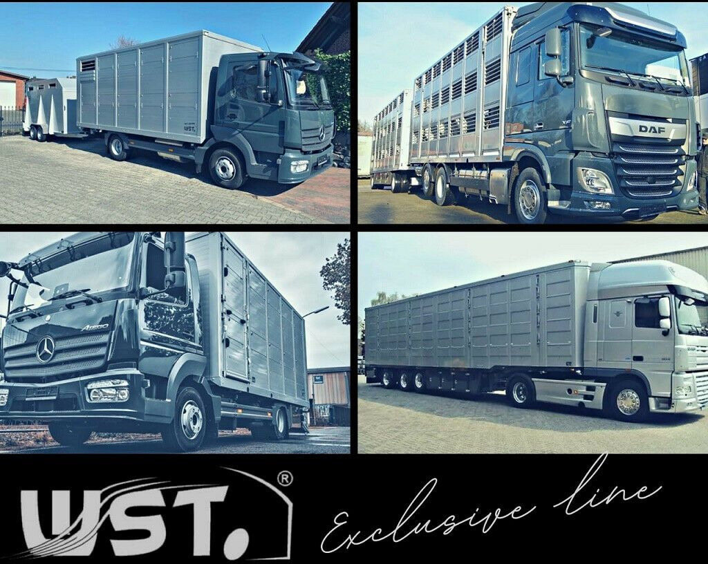 Livestock semi-trailer Menke-Janzen 3 Stock , Lenkachse , Hubdach: picture 37