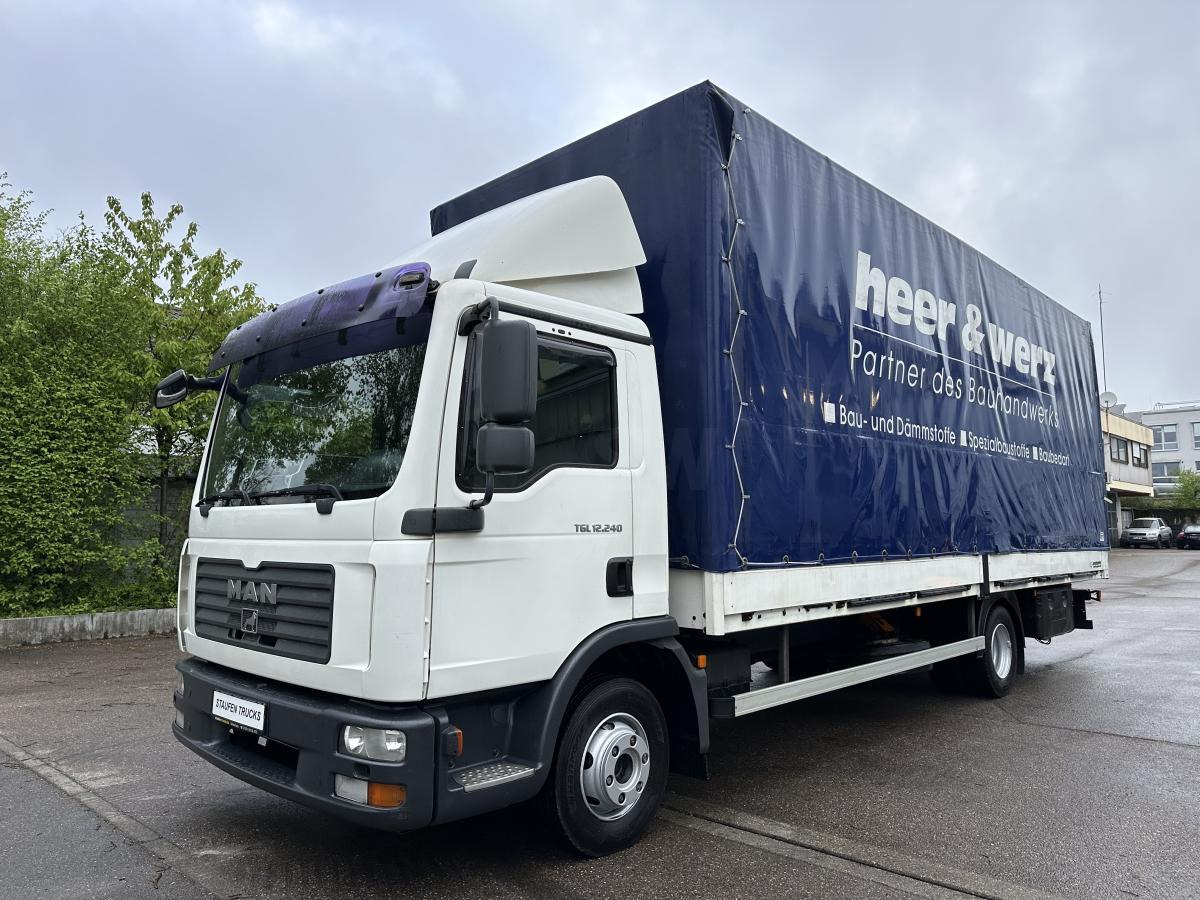 MAN TGL 12.240 BL Pri/Plane LBW 18 Paletten Schalter - Curtainsider truck: picture 1 MAN TGL 12.240 BL Pri/Plane LBW 18 Paletten Schalter - Curtainsider truck: picture 1