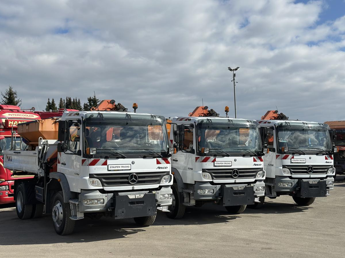 Mercedes 5 x Atego 1318 AK Allrad Kran Palfinger 7001 - Tipper: picture 2 Mercedes 5 x Atego 1318 AK Allrad Kran Palfinger 7001 - Tipper: picture 2