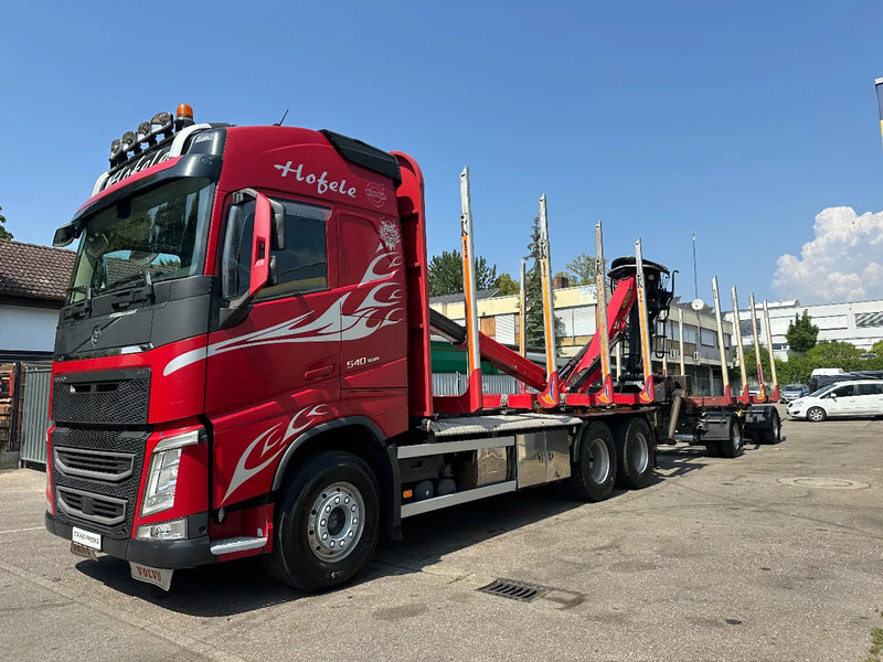 Volvo FH 540 FH540*6x4*Kurzholzzug*Epsilon M12Z*Glogger Anhänger*Retarder - Log truck: picture 1 Volvo FH 540 FH540*6x4*Kurzholzzug*Epsilon M12Z*Glogger Anhänger*Retarder - Log truck: picture 1