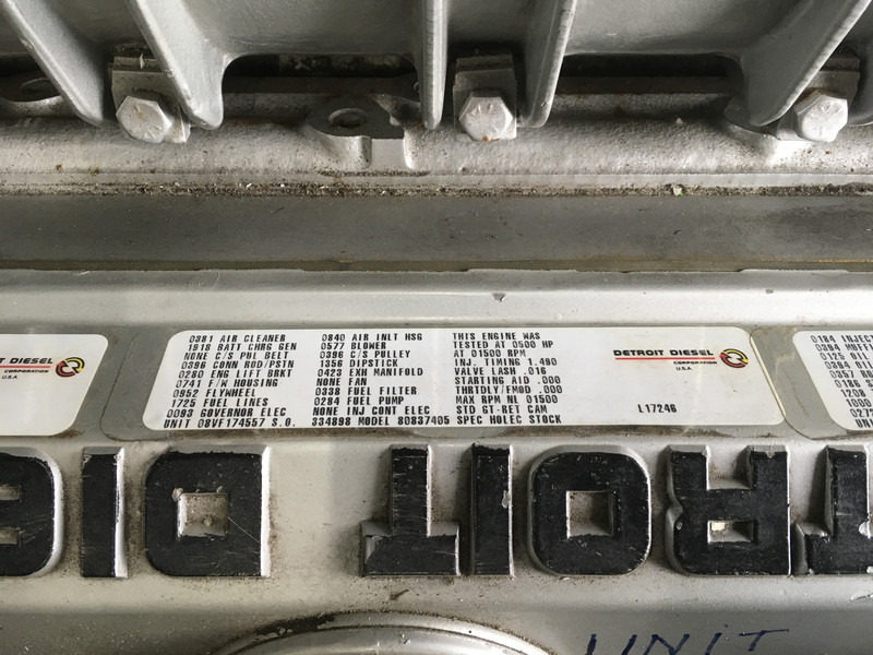 Generator set Detroit Diesel 8V92TA 8083-7405 GENERATOR 320KVA USED: picture 9