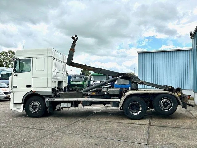 Hook lift truck DAF 95.480 XF SPACECAB 6x2 WITH HOOK-ARM SYSTEM (EURO 3 / ZF16 MANUAL GEARBOX / ZF-INTARDER / STEEL-/AIR SUSPENSION / AIRCONDITIONIN: picture 6