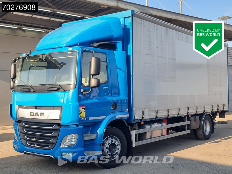 Curtainsider truck DAF CF 320 4X2 19tonner Automatic 2.500kg Tailgate ACC Euro 6: picture 1