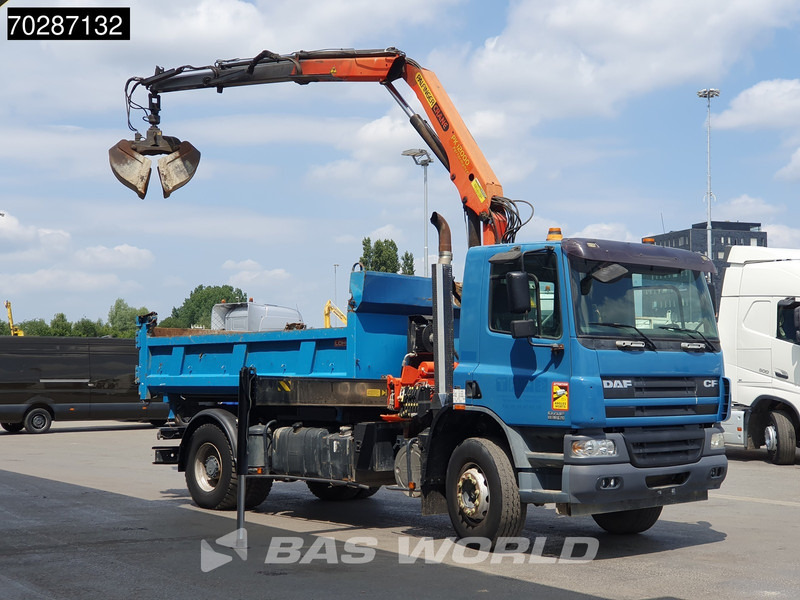 DAF CF75.310 4X2 Palfinger PK12000 Kran Crane 7m3 tipper Big-Axle Steelsuspension Euro 3 - Tipper, Crane truck: picture 3 DAF CF75.310 4X2 Palfinger PK12000 Kran Crane 7m3 tipper Big-Axle Steelsuspension Euro 3 - Tipper, Crane truck: picture 3