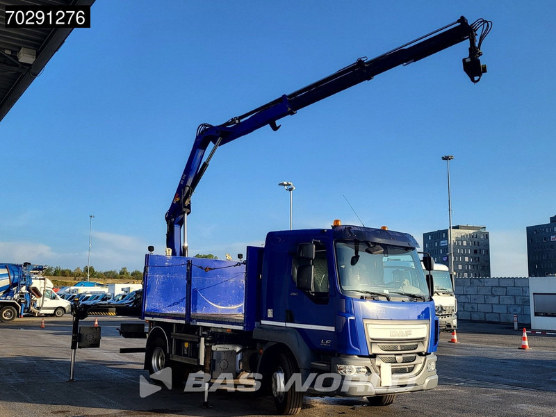 DAF LF 260 LF 4X2 HIAB 111 B-2 Hiduo Crane Automatic ACC Euro 6 - Dropside/ Flatbed truck, Crane truck: picture 3 DAF LF 260 LF 4X2 HIAB 111 B-2 Hiduo Crane Automatic ACC Euro 6 - Dropside/ Flatbed truck, Crane truck: picture 3