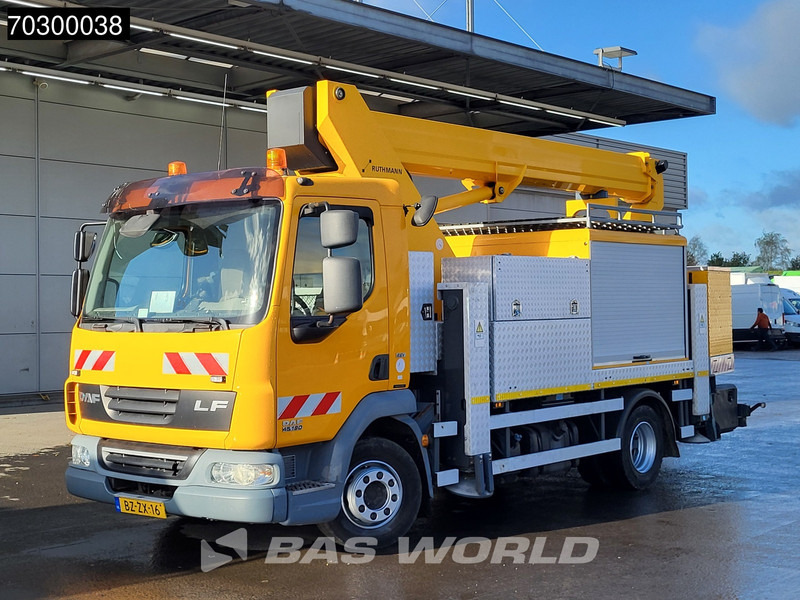Crane truck DAF LF45.180 LF 4X2 NL-Truck Ruthmann 18mtr Aerial platform Hubarbeitsbühne Automatic Euro 5: picture 6 Crane truck DAF LF45.180 LF 4X2 NL-Truck Ruthmann 18mtr Aerial platform Hubarbeitsbühne Automatic Euro 5: picture 6