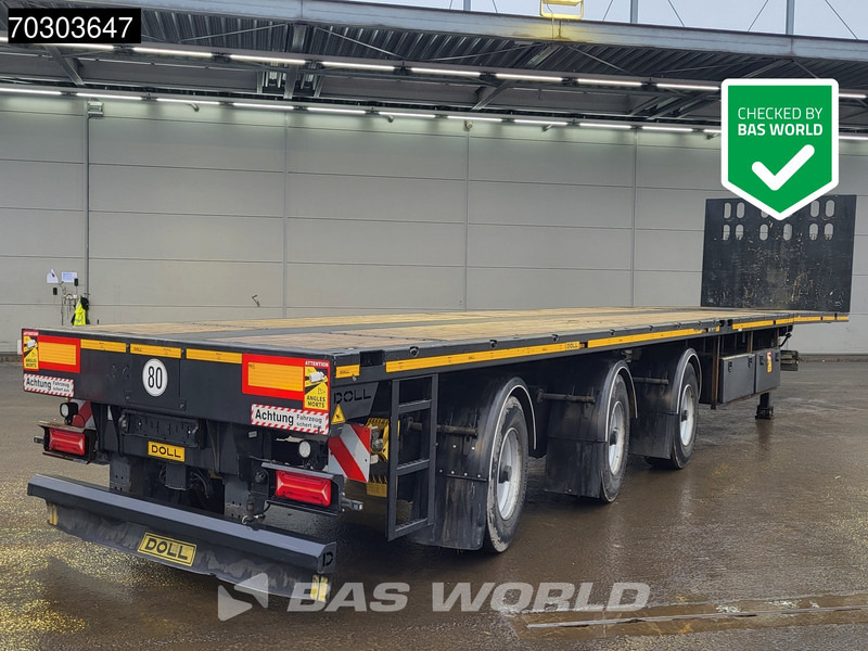 Doll P3H-Z18 Remote Control Twistlocks 3x Steering Extendable1280cm - Dropside/ Flatbed semi-trailer: picture 1 Doll P3H-Z18 Remote Control Twistlocks 3x Steering Extendable1280cm - Dropside/ Flatbed semi-trailer: picture 1