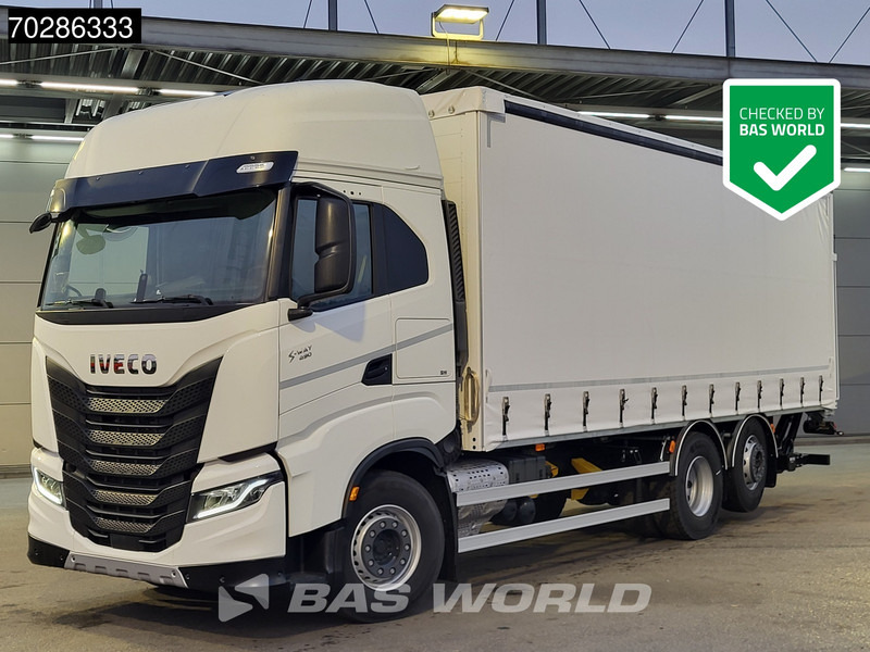 Iveco S-Way 490 6X2 NEW! Lift+steering Axle 2000kg Ladebordwand Retarder Navi Standklima - Curtainsider truck: picture 1 Iveco S-Way 490 6X2 NEW! Lift+steering Axle 2000kg Ladebordwand Retarder Navi Standklima - Curtainsider truck: picture 1