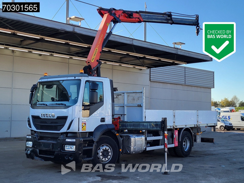 Iveco Stralis 310 4X2 Palfinger PK14002 EH Kran Crane Steel suspension Euro 6 - Dropside/ Flatbed truck, Crane truck: picture 1 Iveco Stralis 310 4X2 Palfinger PK14002 EH Kran Crane Steel suspension Euro 6 - Dropside/ Flatbed truck, Crane truck: picture 1