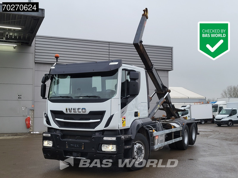 Iveco Stralis 460 6X2 20tons Marrel hooklift Lift Axle ACC Euro 6 - Hook lift truck: picture 1 Iveco Stralis 460 6X2 20tons Marrel hooklift Lift Axle ACC Euro 6 - Hook lift truck: picture 1