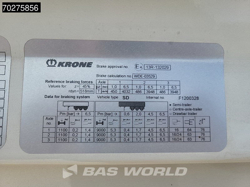New Closed box semi-trailer Krone SD NEW! Direkt-Verfugbar Liftachse: picture 19