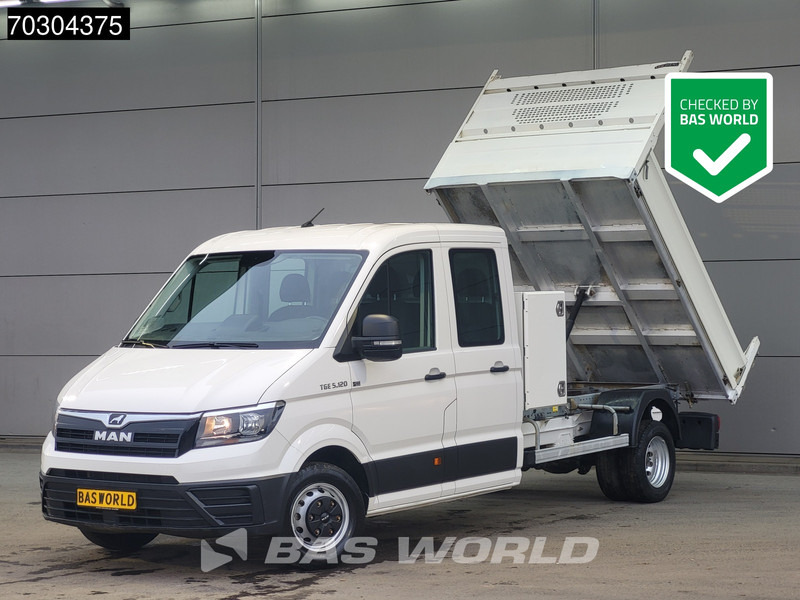 MAN TGE 5.120 Open Laadbak met Kist Dubbel Cabine 3,5t Trekhaak Navi Camera Airco Cruise Euro6 Pritsche Pickup Open Box A/C Towbar Cruise cont - Flatbed van: picture 1 MAN TGE 5.120 Open Laadbak met Kist Dubbel Cabine 3,5t Trekhaak Navi Camera Airco Cruise Euro6 Pritsche Pickup Open Box A/C Towbar Cruise cont - Flatbed van: picture 1
