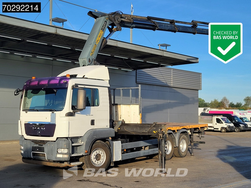 MAN TGS 26.440 6X4 Palfinger PK36002 Crane Retarder Steelsuspension Manual Euro 4 - Dropside/ Flatbed truck, Crane truck: picture 1 MAN TGS 26.440 6X4 Palfinger PK36002 Crane Retarder Steelsuspension Manual Euro 4 - Dropside/ Flatbed truck, Crane truck: picture 1