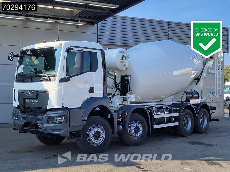 MAN TGS 41.440 8X4 NEW! 12m3 Stetter Mixer Big-Axle Steelsuspension Automatic Euro 6 - Concrete mixer truck: picture 1 MAN TGS 41.440 8X4 NEW! 12m3 Stetter Mixer Big-Axle Steelsuspension Automatic Euro 6 - Concrete mixer truck: picture 1