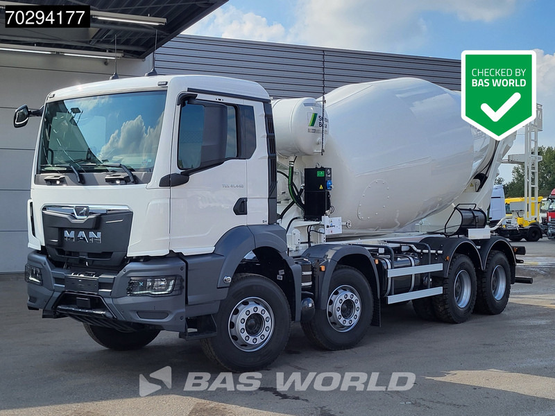 MAN TGS 41.440 8X4 NEW! 12m3 Stetter Mixer Big-Axle Steelsuspension Automatic Euro 6 - Concrete mixer truck: picture 1 MAN TGS 41.440 8X4 NEW! 12m3 Stetter Mixer Big-Axle Steelsuspension Automatic Euro 6 - Concrete mixer truck: picture 1