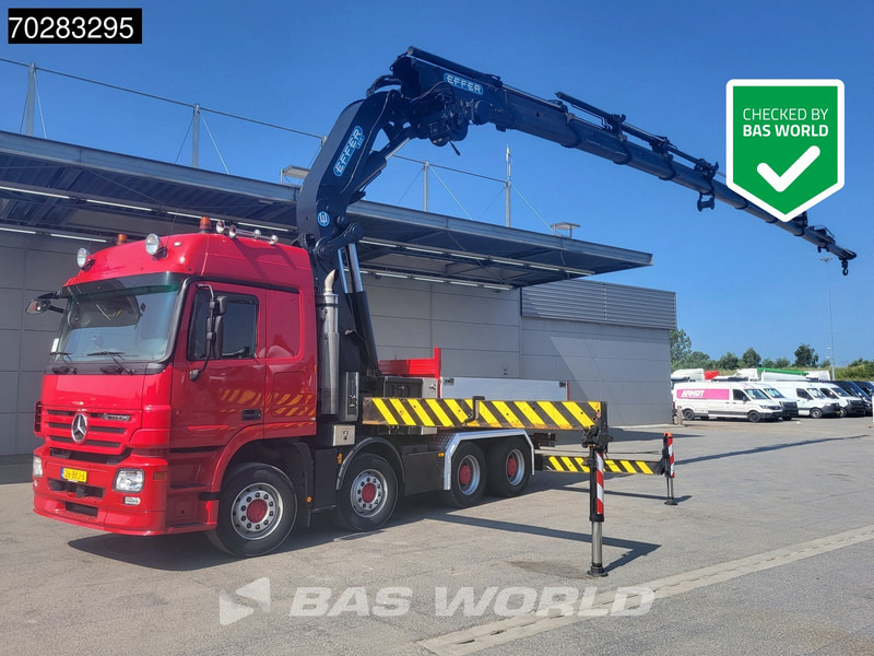 Mercedes-Benz Actros 2648 850 8X4 Effer 350/9S Kran Fifth wheel Big-Axle Automatic Euro 5 - Dropside/ Flatbed truck, Crane truck: picture 1 Mercedes-Benz Actros 2648 850 8X4 Effer 350/9S Kran Fifth wheel Big-Axle Automatic Euro 5 - Dropside/ Flatbed truck, Crane truck: picture 1