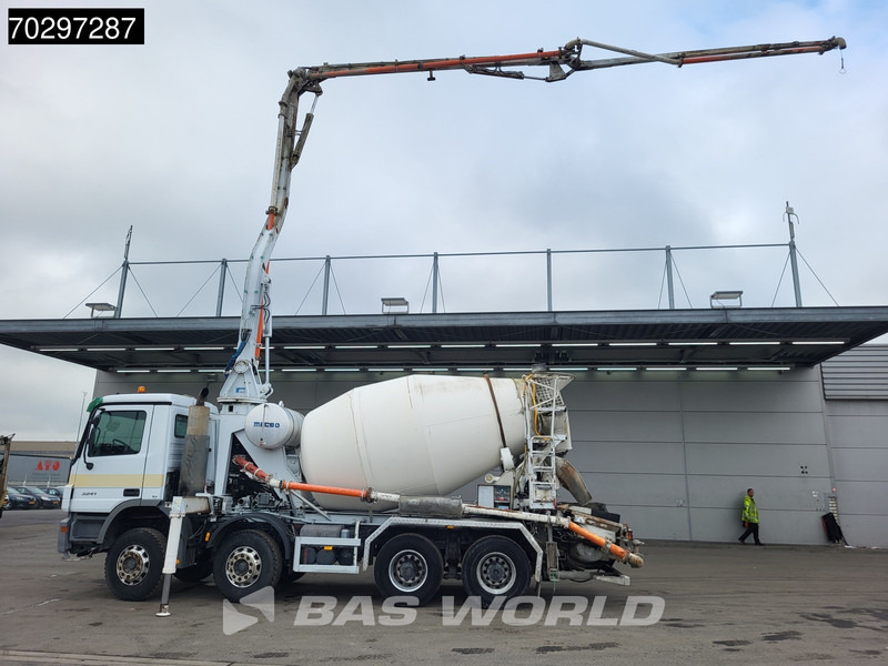 Mercedes-Benz Actros 3241 8X4 7m3 Mecbo Mixer Big-Axle Steelsuspension Pompe+Mixer Autoamtic Euro 3 - Concrete pump truck: picture 2 Mercedes-Benz Actros 3241 8X4 7m3 Mecbo Mixer Big-Axle Steelsuspension Pompe+Mixer Autoamtic Euro 3 - Concrete pump truck: picture 2