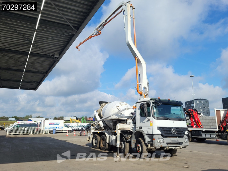 Mercedes-Benz Actros 3241 8X4 7m3 Putzmeister PUMI Big-Axle Steelsuspension 3-Pedals Euro 5 - Concrete pump truck: picture 3 Mercedes-Benz Actros 3241 8X4 7m3 Putzmeister PUMI Big-Axle Steelsuspension 3-Pedals Euro 5 - Concrete pump truck: picture 3
