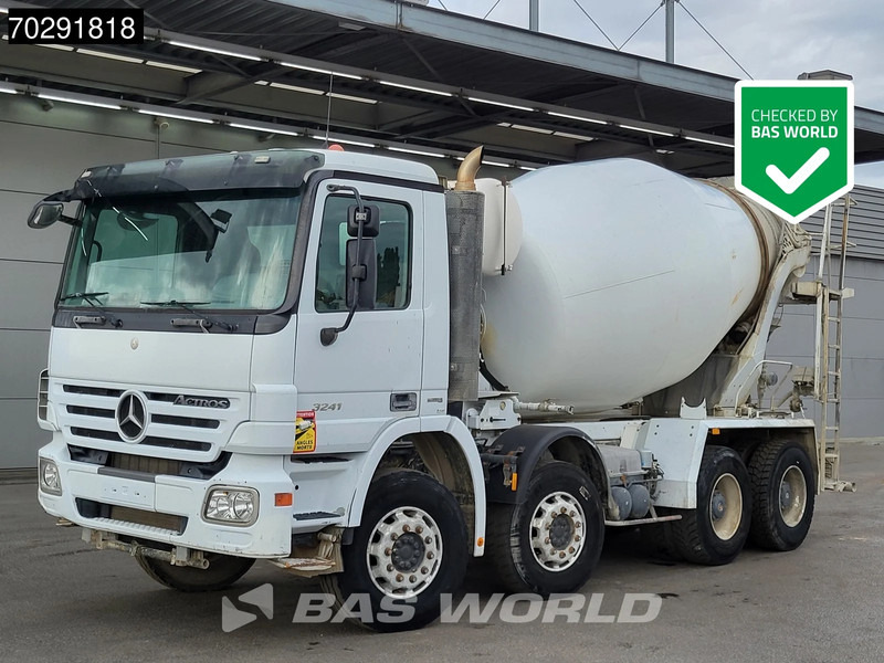 Mercedes-Benz Actros 3241 8X4 9m3 Stetter Steelsuspension 3-Pedals Retarder Euro 4 - Concrete mixer truck: picture 1 Mercedes-Benz Actros 3241 8X4 9m3 Stetter Steelsuspension 3-Pedals Retarder Euro 4 - Concrete mixer truck: picture 1