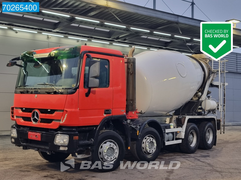 Mercedes-Benz Actros 3541 8X4 Big-Axle Steelsuspension 9m3 Mixer Euro 5 - Concrete mixer truck: picture 1 Mercedes-Benz Actros 3541 8X4 Big-Axle Steelsuspension 9m3 Mixer Euro 5 - Concrete mixer truck: picture 1