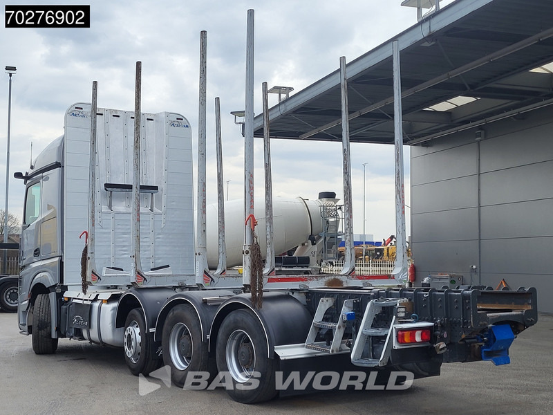Mercedes-Benz Actros 3563 8X4 Timber truck wood transport Big-Axle Lift+Lenkachse Euro 6 - Log truck: picture 2 Mercedes-Benz Actros 3563 8X4 Timber truck wood transport Big-Axle Lift+Lenkachse Euro 6 - Log truck: picture 2