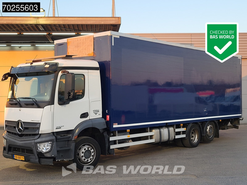Mercedes-Benz Antos 2533 6X2 26.5 tonner NL-Truck Ladebordwand Automatic Euro 6 - Box truck: picture 1 Mercedes-Benz Antos 2533 6X2 26.5 tonner NL-Truck Ladebordwand Automatic Euro 6 - Box truck: picture 1