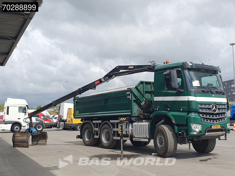 Mercedes-Benz Arocs 3342 Arocs 6X6 NL-Truck HMF 1643 Z-Crane Kran Steering Axle Big-Axle Euro 6 - Tipper, Crane truck: picture 5 Mercedes-Benz Arocs 3342 Arocs 6X6 NL-Truck HMF 1643 Z-Crane Kran Steering Axle Big-Axle Euro 6 - Tipper, Crane truck: picture 5