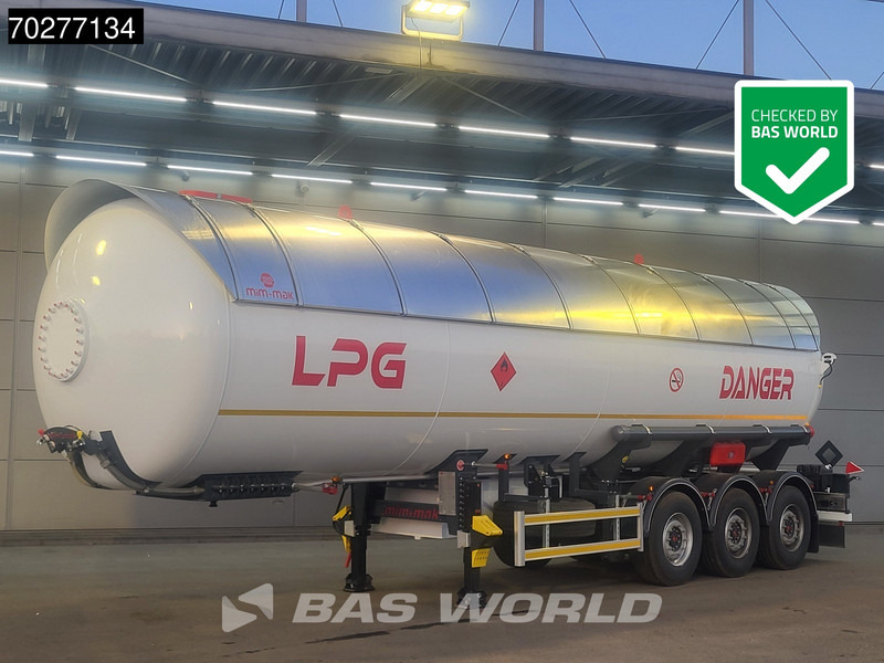 Mim-Mak LPG TRANSPORT TANK 3 axles NEW 48m3 Liftachse Gas ADR - Tank semi-trailer: picture 1 Mim-Mak LPG TRANSPORT TANK 3 axles NEW 48m3 Liftachse Gas ADR - Tank semi-trailer: picture 1